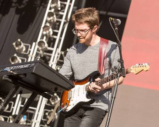 March 5, 2017 - Okeechobee, Florida, U.S - SPENCER THOMSON of Moon Taxi at the Okeechobee Music Festival in Okeechobee, Florida Okeechobee U.S. - ZUMAs135 20170305_zap_s135_051 Copyright: xDanielxDeSloverx