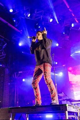 March 5, 2017 - Okeechobee, Florida, U.S - BRANDON PAAK ANDERSON of Anderson .Paak & The Free Nationals at the Okeechobee Music Festival in Okeechobee, Florida Okeechobee U.S. - ZUMAs135 20170305_zap_s135_054 Copyright: xDanielxDeSloverx