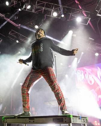 March 5, 2017 - Okeechobee, Florida, U.S - BRANDON PAAK ANDERSON of Anderson .Paak & The Free Nationals at the Okeechobee Music Festival in Okeechobee, Florida Okeechobee U.S. - ZUMAs135 20170305_zap_s135_053 Copyright: xDanielxDeSloverx