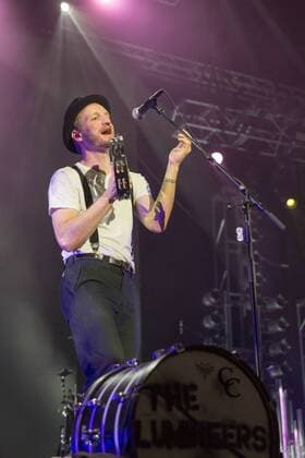 March 5, 2017 - Okeechobee, Florida, U.S - JEREMIAH CALEB FRAITES of The Lumineers at the Okeechobee Music Festival in Okeechobee, Florida Okeechobee U.S. - ZUMAs135 20170305_zap_s135_072 Copyright: xDanielxDeSloverx