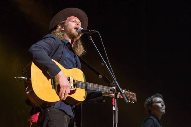 March 5, 2017 - Okeechobee, Florida, U.S - WESLEY KEITH SCHULTZ of The Lumineers at the Okeechobee Music Festival in Okeechobee, Florida Okeechobee U.S. - ZUMAs135 20170305_zap_s135_076 Copyright: xDanielxDeSloverx