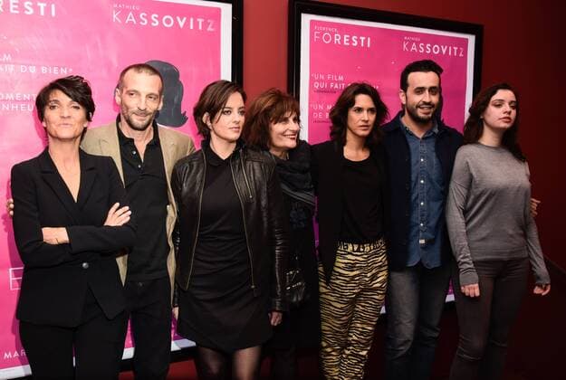 Florence Foresti - Mathieu Kassovitz - Nicole Garcia - Anne Gaelle Daval - Jonathan Cohen - Olivia Bonamy - Josee Drevon - Jeanne Astier CELEBRITES : Premiere Filmpremiere DE PLUS BELLE - Paris - 06 03 2017 FedericoPestellini Panoramic 