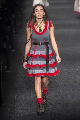 216116 Marineau Starface 2017-03-06 Paris France Paris Fashion Week. Defile PAP automne-hiver. Alexander Mc Queen Alexander McQueen , autumn-winter 2017 Paris, France Editorial use only _sans_perso  Copyright: xMarineaux STAR_216116_014