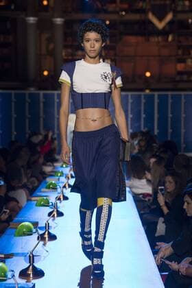 216125 Marineau Starface 2017-03-06 Paris France Paris Fashion Week. Defile PAP automne-hiver. Fenty x Puma by Rihanna. Fenty x Puma by Rihanna autumn winter 2017. Fenty x Puma by Rihanna, autumn-winter 2017 Paris, France Editorial use only _sans_perso  Copyright: xMarineaux STAR_216125_032