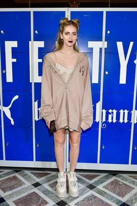 216127 Fenty x Puma Starface 2017-03-06 Paris France Paris Fashion Week. Defile PAP Automne-hiver 2017. FENTY x PUMA by Rihanna. PARIS, FRANCE - MARCH 06: Chiara Ferragni attends FENTY PUMA by Rihanna Fall Winter 2017 Collection at Bibliotheque Nationale de France on March 6, 2017 in Paris, France. (Photo by Victor Boyko Getty Images for Fenty Puma) Local Caption Chiara Ferragni Ferragni, Chiara  Copyright: xFentyxxxPumax xStarfacex STAR_216127_022