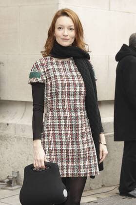 Audrey Marnay CELEBRITIES : Ankunft zur Chanel Modenschau - Pret a Porter Automne Hiver - 07 03 2017 GwendolineLeGoff Panoramic 