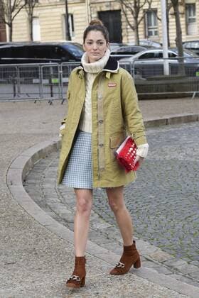 Paris Fashion Week - Gäste der Miu Miu Show Sofia Sanchez de Betak CELEBRITIES : Ankunft zur Modenschau von Miu Miu - Paris - 07 03 2017 JBAutissier Panoramic 