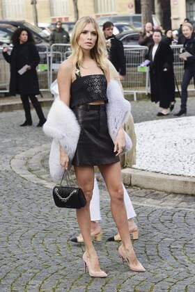 Paris Fashion Week - Gäste der Miu Miu Show Elena Perminova CELEBRITIES : Ankunft zur Modenschau von Miu Miu - Paris - 07 03 2017 JBAutissier Panoramic 