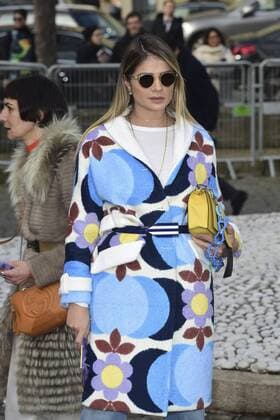 Paris Fashion Week - Gäste der Miu Miu Show Thassia Naves CELEBRITIES : Ankunft zur Modenschau von Miu Miu - Paris - 07 03 2017 JBAutissier Panoramic 