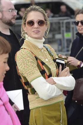 Paris Fashion Week - Gäste der Miu Miu Show Helena Bordon CELEBRITIES : Ankunft zur Modenschau von Miu Miu - Paris - 07 03 2017 JBAutissier Panoramic 