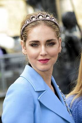Paris Fashion Week - Gäste der Miu Miu Show Chiara Ferragni CELEBRITIES : Ankunft zur Modenschau von Miu Miu - Paris - 07 03 2017 JBAutissier Panoramic 