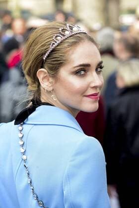 Paris Fashion Week - Gäste der Miu Miu Show Chiara Ferragni CELEBRITIES : Ankunft zur Modenschau von Miu Miu - Paris - 07 03 2017 JBAutissier Panoramic 