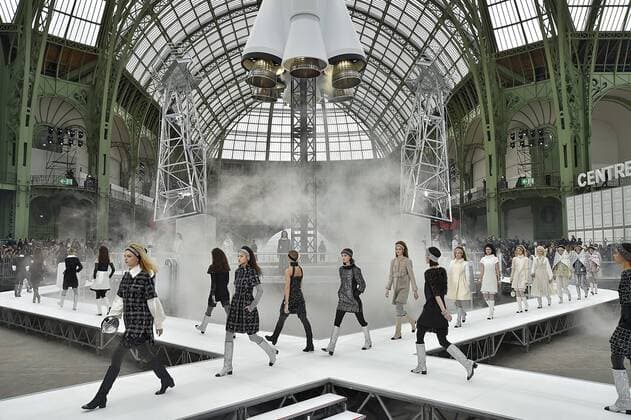 . 07 03 2017. Paris, France. Chanel show at Paris Fashion Week for Autumn Winter 2017.  xi-Imagesx IIM-14596-0174