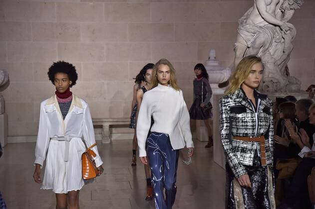 . 07 03 2017. Paris, France. Louis Vuitton show at Paris Fashion Week for Autumn Winter 2017.  xi-Imagesx IIM-14598-0097