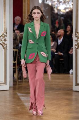 A model takes to the catwalk during the presentation of Paul & Joe s show as part of the Fall-Winter 2017-18 Paris Fashion Week on March 7, 2017.  PAR20170307111 MAYAxVIDON-WHITE