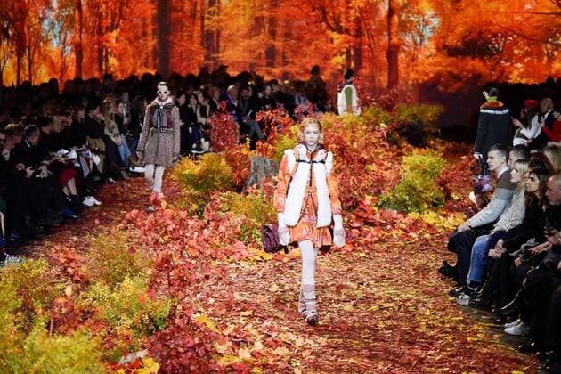 PARIS, March 7, 2017 -- Models walk on the stage during Moncler Gamme Rouge fashion show in Paris, France, on March 7, 2017. ) (hy) FRANCE-PARIS-MONCLER PieroxBiasion 
