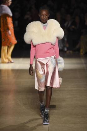 216148 Marineau Starface 2017-03-07 Paris France Paris Fashion Week. Defile PAP automne-hiver. Miu Miu. Miu Miu, autumn-winter 2017 Miu Miu, autumn-winter 2017 Paris, France Editorial use only _sans_perso  Copyright: xMarineaux STAR_216148_026