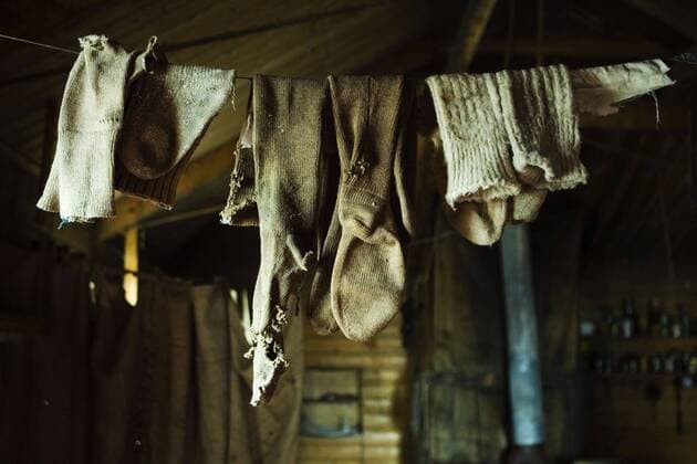 Dec. 11, 2006 - U.S. - Equipment, provisions and clothing, including wool socks, remain from the 1907-09 Nimrod expedition of British explorer Ernest Shackleton in his hut at Cape Royds in Antarctica. ( Chicago Tribune MCT) - ZUMAm67_ 20061211_baf_m67_110 Copyright: xChrisxWalkerx