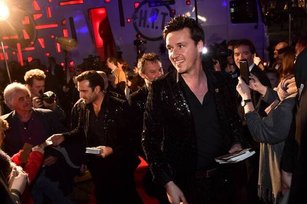 Davy Gilles pictured at the official premiere of H.I.T. van de Romeo s, a movie of director Matthias Temmermans in Antwerp kinepolis, Wednesday 08 March 2017. The film will be released on 15 March.  DIRKxWAEM 05061081