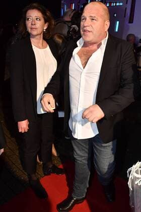 Serge Sergio Quisquater pictured during the official premiere of H.I.T. van de Romeo s, a movie of director Matthias Temmermans in Antwerp kinepolis, Wednesday 08 March 2017. The film will be released on 15 March.  DIRKxWAEM 05061097