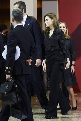 March 8, 2017 - Madrid, Madrid, Spain - Queen Letizia of Spain attend a Tribute Concert for Terrorism Victims at the National Auditorium on March 8, 2017 in Madrid, Spain Madrid Spain  - ZUMAg15_ 20170308_zaf_g15_052 Copyright: xJackxAbuinx