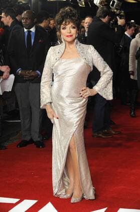 English actress Dame Joan Collins attends The World Premiere of The Time of Their Lives at the Curzon Mayfair in London. MARCH 8th 2017  TSTx17497