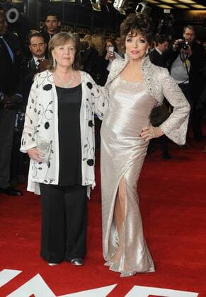 English actress Pauline Collins and English actress Dame Joan Collins attend The World Premiere of The Time of Their Lives at the Curzon Mayfair in London. MARCH 8th 2017  TSTx17497