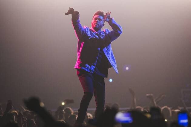 Bilder des Tages March 8, 2017 - Canadian singer, songwriter and record producer, Abel Makkonen Tesfaye, known professionally as The Weeknd, performs his second show at the London O2 Arena, 2017 - ZUMAw167 20170308_zap_w167_025 Copyright: xMylesxWrightx