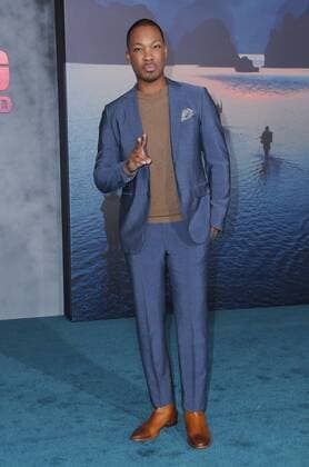 March 8, 2017 - Hollywood, CA, United States - 08 March 2017 - IHollywood, California - Corey Hawkins. Premiere Of Warner Bros. Pictures Kong: Skull Island held at The Dolby Theater in Hollywood. Photo Credit: AdMedia Hollywood United States - ZUMAa123 20170308_zaa_a123_108 Copyright: xBirdiexThompsonx