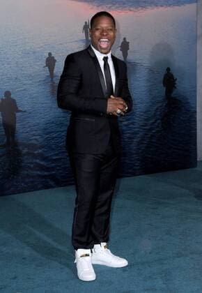 March 8, 2017 - Hollywood, CA, United States - 08 March 2017 - IHollywood, California - Jason Mitchell. Premiere Of Warner Bros. Pictures Kong: Skull Island held at The Dolby Theater in Hollywood. Photo Credit: AdMedia Hollywood United States - ZUMAa123 20170308_zaa_a123_122 Copyright: xBirdiexThompsonx