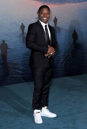March 8, 2017 - Hollywood, CA, United States - 08 March 2017 - IHollywood, California - Jason Mitchell. Premiere Of Warner Bros. Pictures Kong: Skull Island held at The Dolby Theater in Hollywood. Photo Credit: AdMedia Hollywood United States - ZUMAa123 20170308_zaa_a123_123 Copyright: xBirdiexThompsonx
