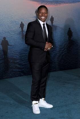 March 8, 2017 - Hollywood, CA, United States - 08 March 2017 - IHollywood, California - Jason Mitchell. Premiere Of Warner Bros. Pictures Kong: Skull Island held at The Dolby Theater in Hollywood. Photo Credit: AdMedia Hollywood United States - ZUMAa123 20170308_zaa_a123_132 Copyright: xBirdiexThompsonx