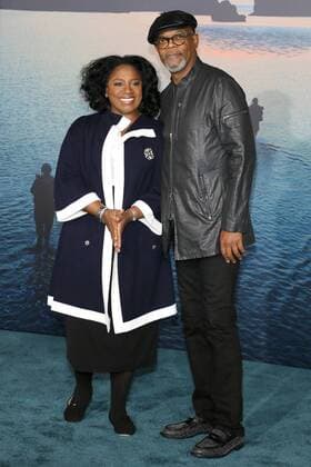 Samuel L. Jackson und seine Ehefrau LaTanya Richardson bei der Kong: Skull Island Film Premiere am 8.03.2017 in Hollywood, Los Angeles Kong: Skull Island Filmpremiere in Hollywood, Los Angeles, 2017 