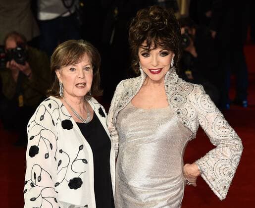 The Time Of Their Lives - London Premiere London, UK. Pauline Collins and Dame Joan Collins at The Time Of Their Lives Premiere held at Curzon Mayfair, Mayfair, London on Wednesday 8 March 2017 LMK392-63082-090317 