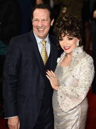 The Time Of Their Lives - London Premiere London, UK. Percy Gibson and Dame Joan Collins at The Time Of Their Lives Premiere held at Curzon Mayfair, Mayfair, London on Wednesday 8 March 2017 LMK392-63082-090317 