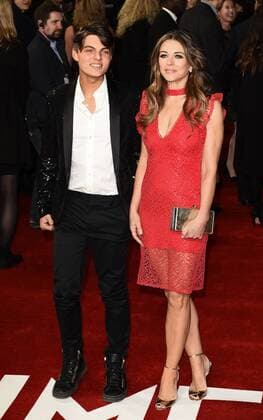 The Time Of Their Lives - London Premiere London, UK. Damian Hurley and Elizabeth Hurley at The Time Of Their Lives Premiere held at Curzon Mayfair, Mayfair, London on Wednesday 8 March 2017 LMK392-63082-090317 