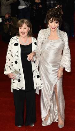 The Time Of Their Lives - London Premiere London, UK. Pauline Collins and Dame Joan Collins at The Time Of Their Lives Premiere held at Curzon Mayfair, Mayfair, London on Wednesday 8 March 2017 LMK392-63082-090317 