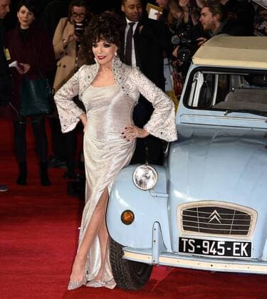 The Time Of Their Lives - London Premiere London, UK. Dame Joan Collins at The Time Of Their Lives Premiere held at Curzon Mayfair, Mayfair, London on Wednesday 8 March 2017 LMK392-63082-090317 