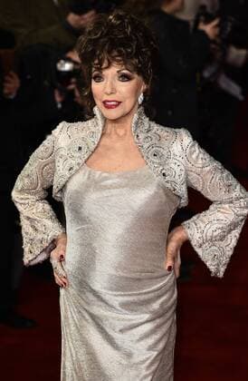 The Time Of Their Lives - London Premiere London, UK. Dame Joan Collins at The Time Of Their Lives Premiere held at Curzon Mayfair, Mayfair, London on Wednesday 8 March 2017 LMK392-63082-090317 