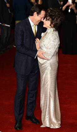 The Time Of Their Lives - London Premiere London, UK. Percy Gibson and Dame Joan Collins at The Time Of Their Lives Premiere held at Curzon Mayfair, Mayfair, London on Wednesday 8 March 2017 LMK392-63082-090317 