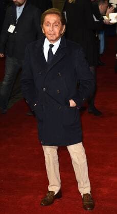 The Time Of Their Lives - London Premiere London, UK. Valentino at The Time Of Their Lives Premiere held at Curzon Mayfair, Mayfair, London on Wednesday 8 March 2017 LMK392-63082-090317 