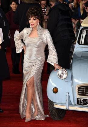 The Time Of Their Lives - London Premiere London, UK. Dame Joan Collins at The Time Of Their Lives Premiere held at Curzon Mayfair, Mayfair, London on Wednesday 8 March 2017 LMK392-63082-090317 