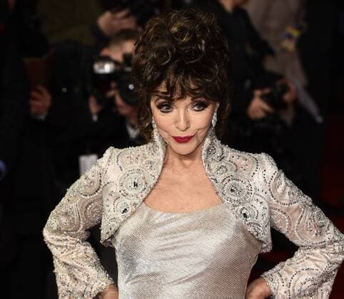 The Time Of Their Lives - London Premiere London, UK. Dame Joan Collins at The Time Of Their Lives Premiere held at Curzon Mayfair, Mayfair, London on Wednesday 8 March 2017 LMK392-63082-090317 