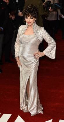 The Time Of Their Lives - London Premiere London, UK. Dame Joan Collins at The Time Of Their Lives Premiere held at Curzon Mayfair, Mayfair, London on Wednesday 8 March 2017 LMK392-63082-090317 