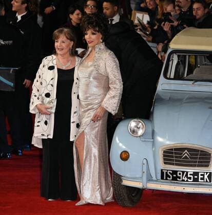 The Time Of Their Lives - London Premiere London, UK. Pauline Collins and Dame Joan Collins at The Time Of Their Lives Premiere held at Curzon Mayfair, Mayfair, London on Wednesday 8 March 2017 LMK392-63082-090317 
