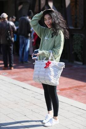 March 10, 2017 - Beijing, Beijing, China - Beijing, CHINA-March 10 2017: (EDITORIAL USE ONLY. CHINA OUT)..A model attends the casting of Mercedes-Benz China Fashion Week Autumn Winter 2017 in Beijing, March 10th, 2017. Beijing China  - ZUMAs145 20170310_zaa_s145_024 Copyright: xLixYueranx