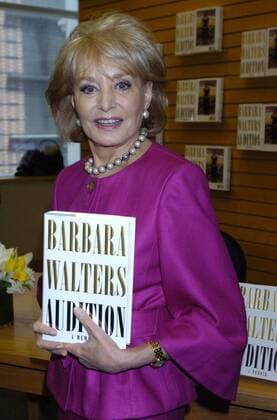 May 06, 2008 - Manhattan, NY, USA - BARBARA WALTERS signs copies of her new book, Barbara Walters: Audition: A Memoir at Barnes & Noble Booksellers Lincoln Triangle. - ZUMAb09_ 20080506_bry_b09_029 Copyright: xBryanxSmithx