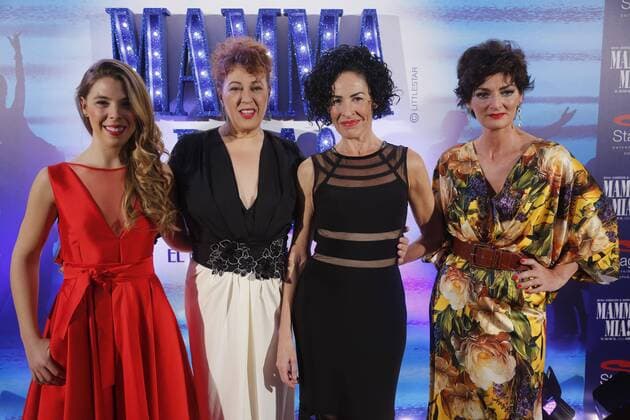 Photocall del estreno del musical Mamma Mia. Nina and las protagonistas del musical.  J.xLuisxCuesta