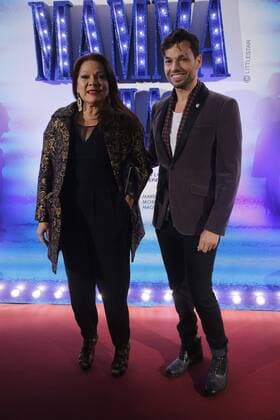 Photocall del estreno del musical Mamma Mia. Angela Carrasco.  J.xLuisxCuesta