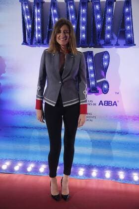 Photocall del estreno del musical Mamma Mia. Sandra Barneda  J.xLuisxCuesta